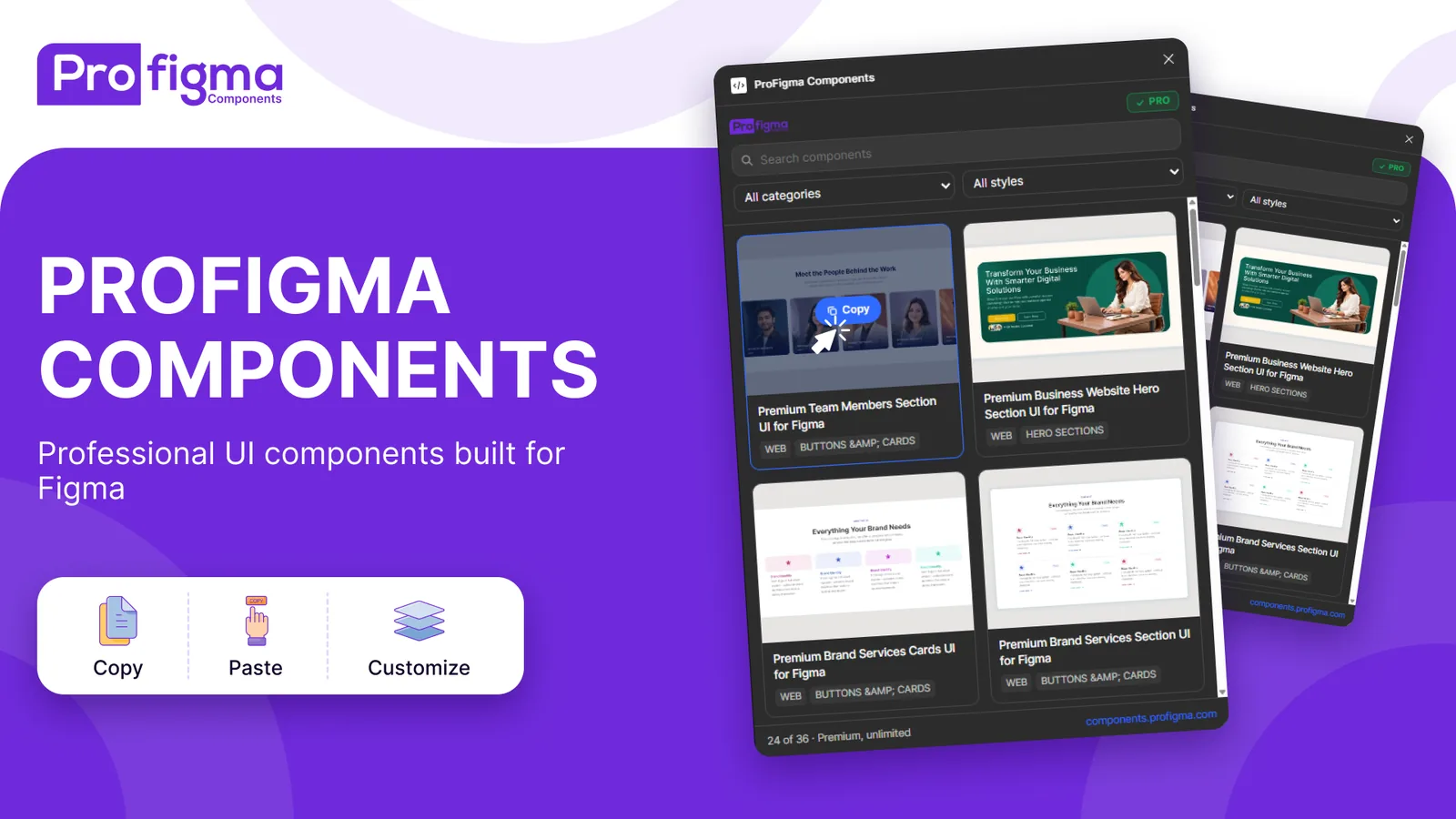 ProFigma Components plugin cover